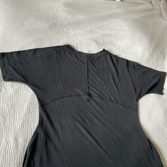 Sweaty Betty Rhea Midi Shirt Dress Travel Airport Black Size XXS Comfy Soft - Picture 11 of 12